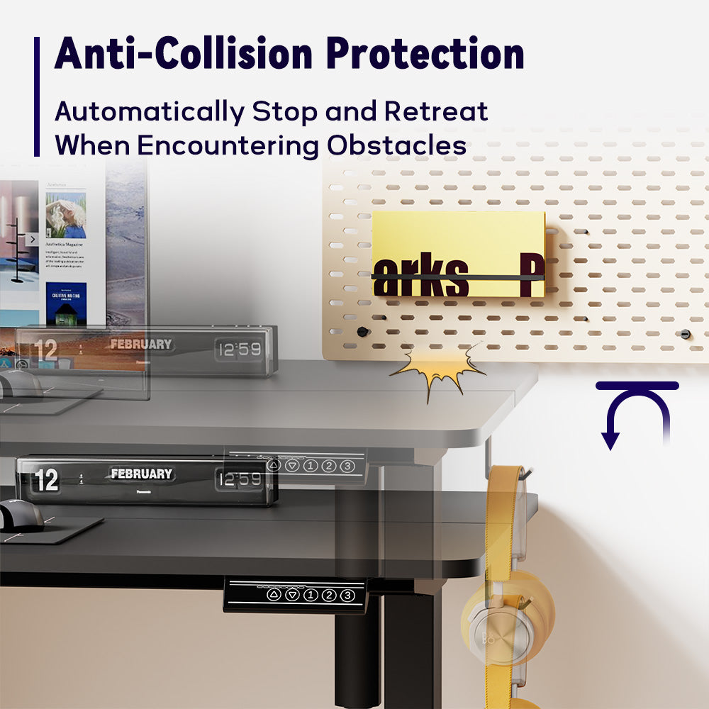 Escritorio Eléctrico de Pie de Altura Regulable, 120 x 60 cm