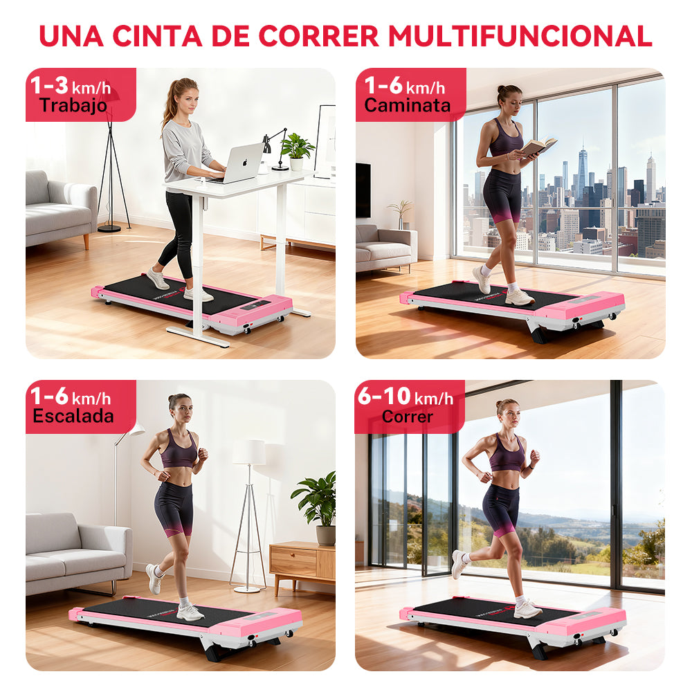 Cinta de Correr C1, Velocidad 1-10KM/H, 5% Inclinación Manual