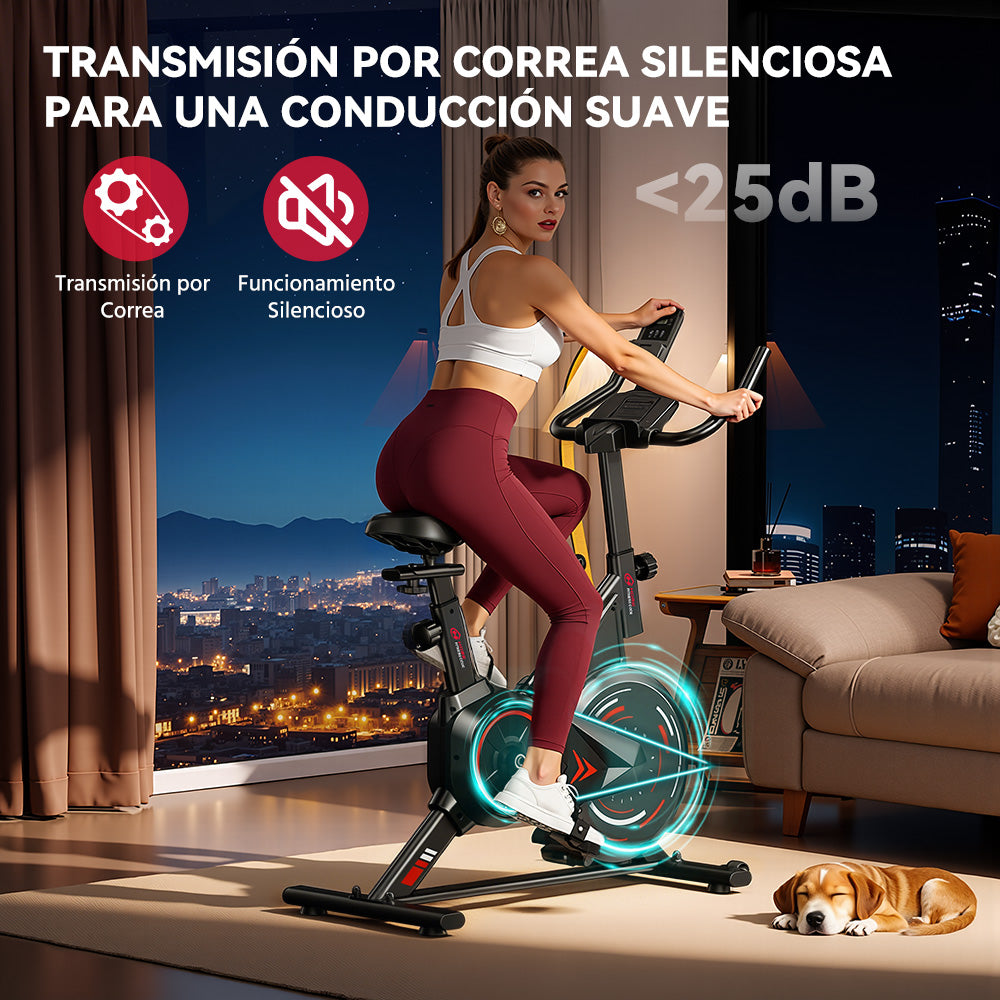 Bicicleta Estática C1,Volante 6KG