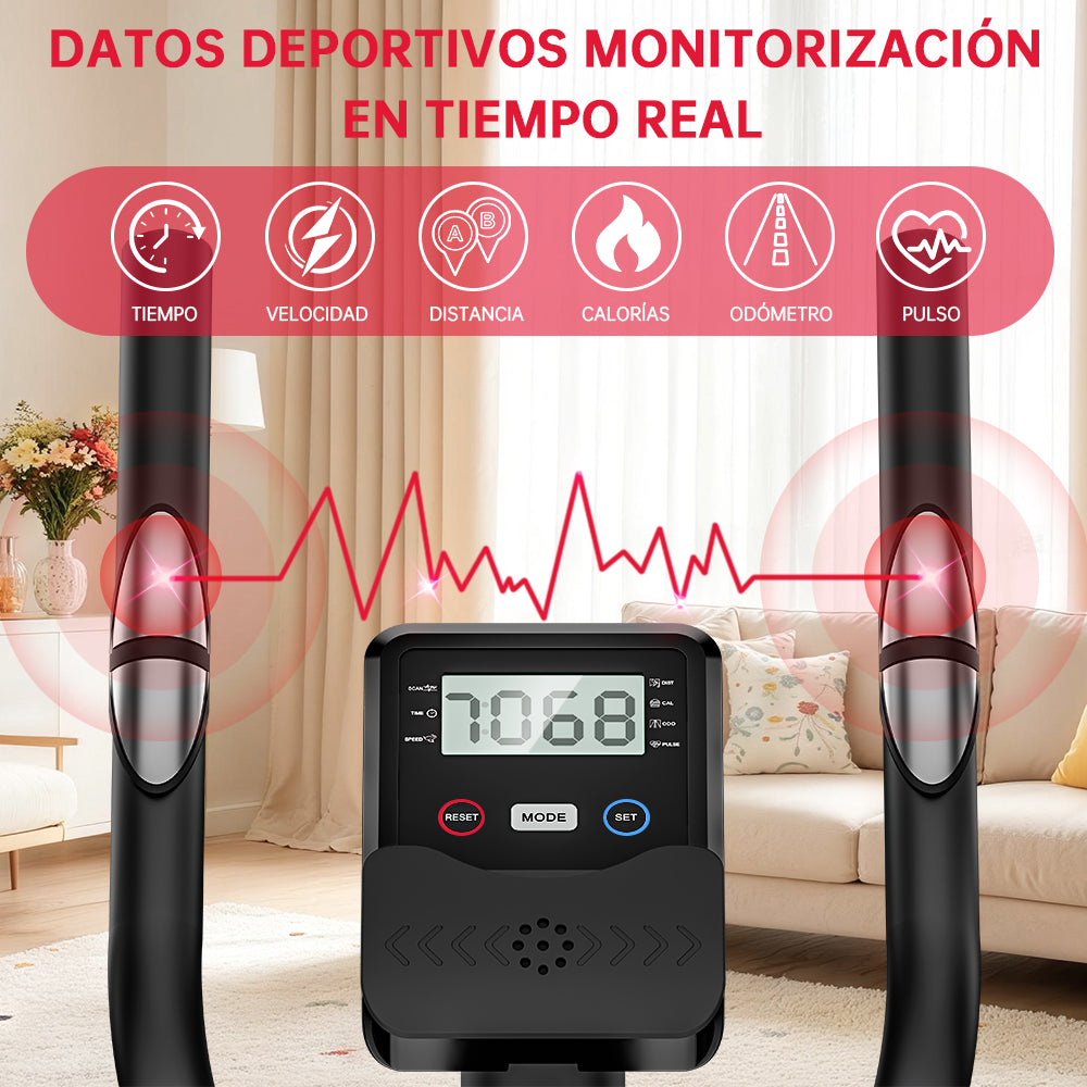 Máquina Elíptica E200, Resistencia Magnética de 16 Niveles
