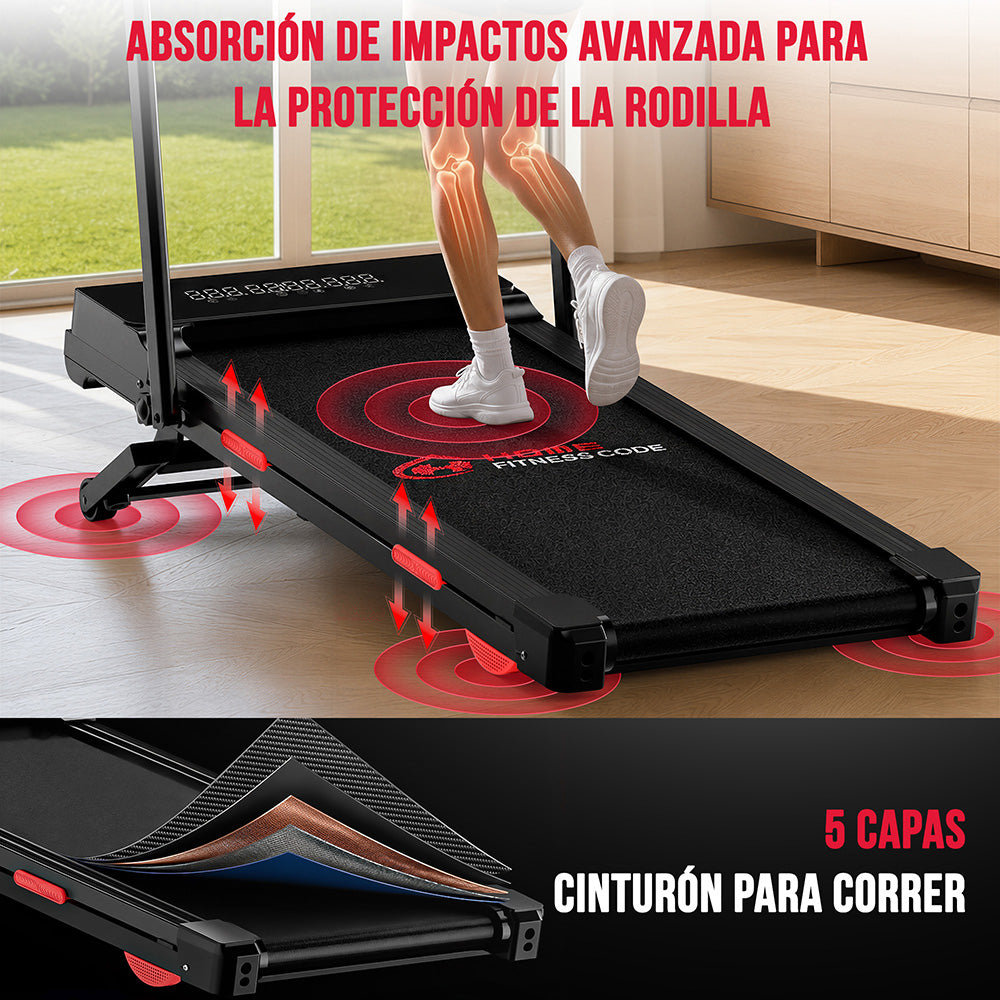 Cinta de Correr Y5 con Motor sin Escobillas, 0%-15% Inclinación Automática