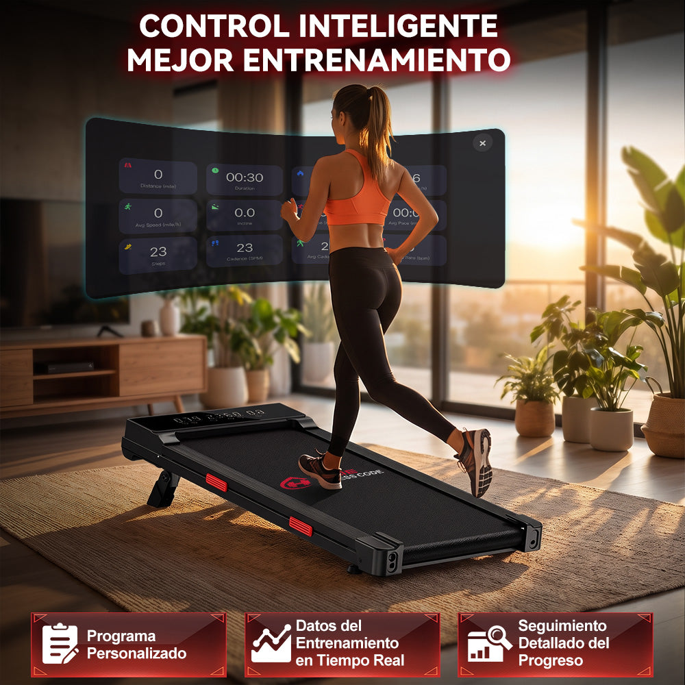 Cinta de Correr Q2 Pro con 5% Inclinación Manual, Velocidad 1-10 km/h (Nueva Versión)