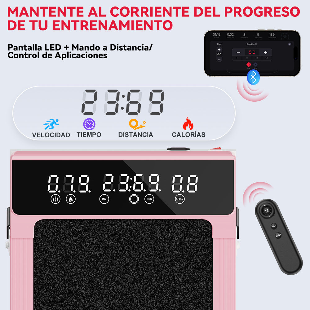 Cinta de Correr Q2 Pro con 5% Inclinación Manual, Velocidad 1-10 km/h (Nueva Versión)