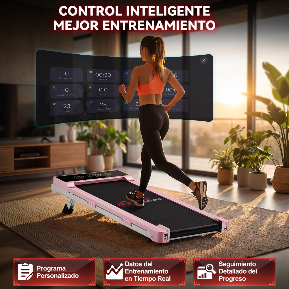 Cinta de Correr Q2 Pro con 5% Inclinación Manual, Velocidad 1-10 km/h (Nueva Versión)