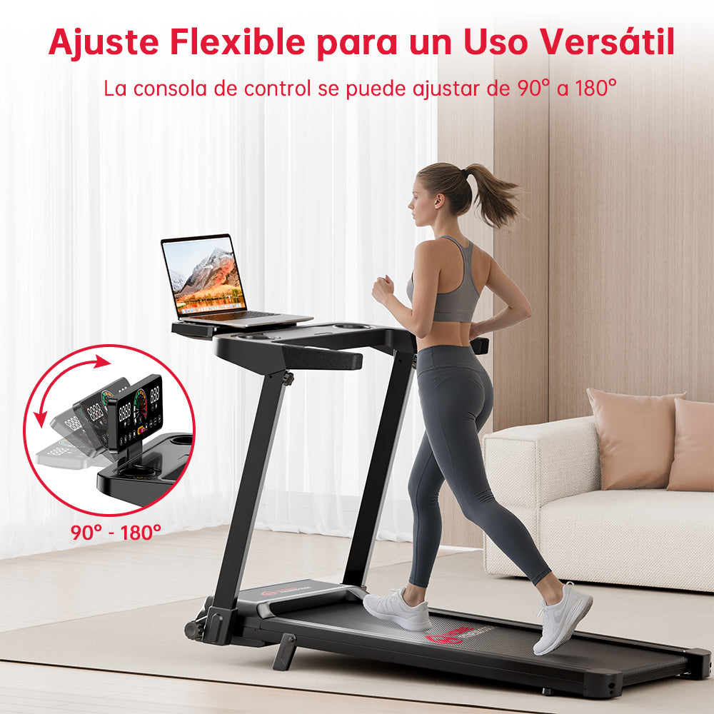 Cinta de Correr Plegable Q8, 1-12 KM/H, Inclinación Manual del 5%
