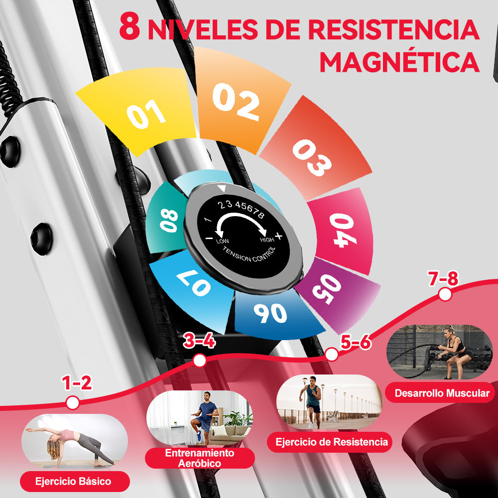 Bicicleta Estática Plegable, Resistencia Magnética