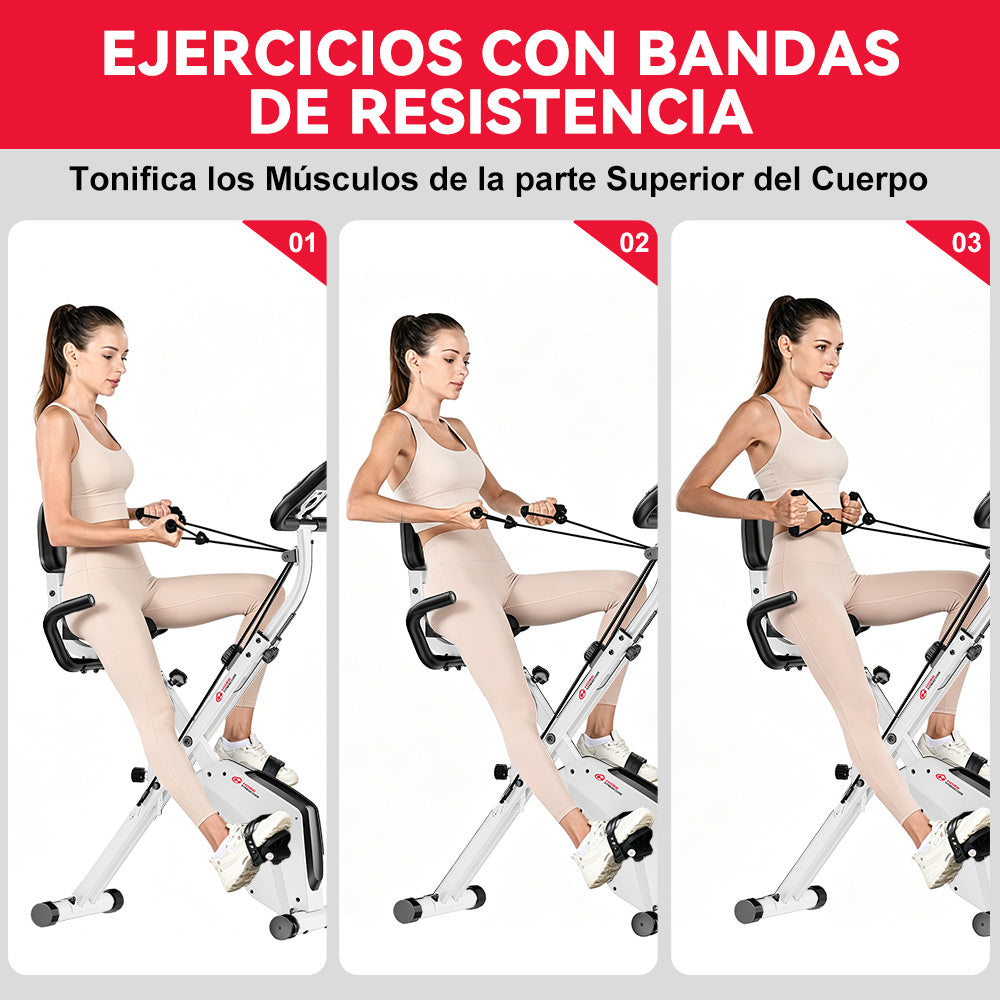 Bicicleta Estática Plegable, Resistencia Magnética