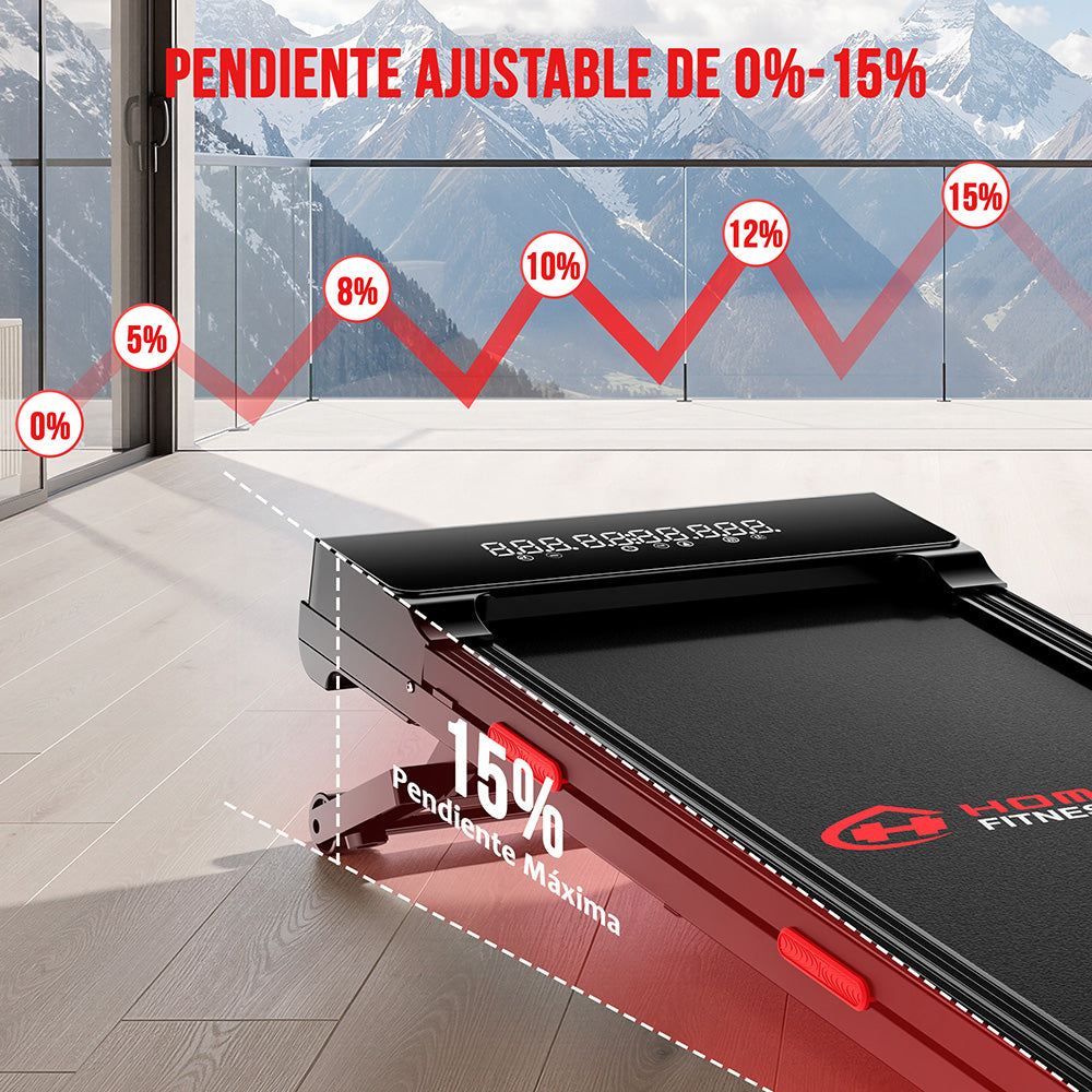 Cinta de Correr Y5 con Motor sin Escobillas, 0%-15% Inclinación Automática