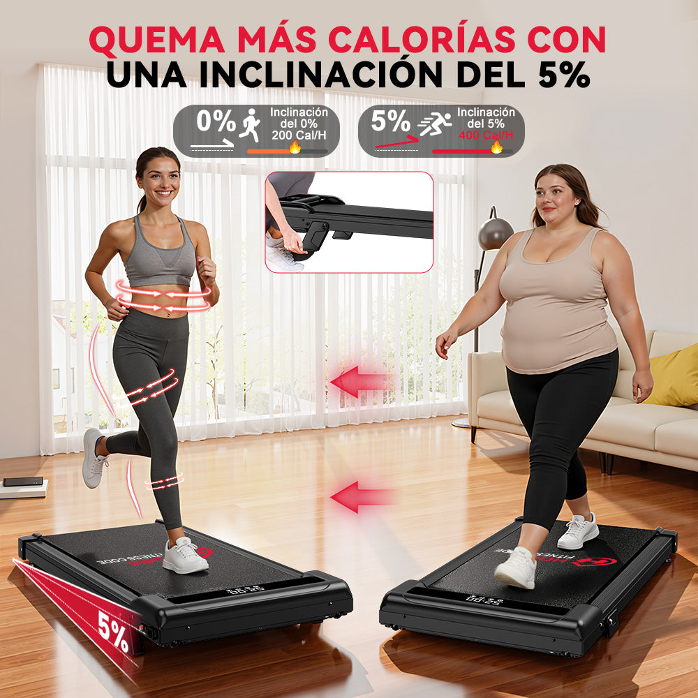 Cinta de Correr Z3 con Motor sin Escobillas, Velocidad 1-6KM/H, 5% Inclinación Manual