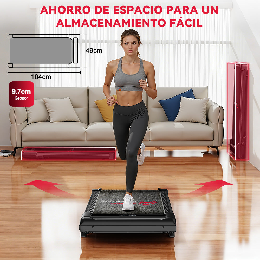 Cinta de Correr Z3 con Motor sin Escobillas, Velocidad 1-6KM/H, 5% Inclinación Manual