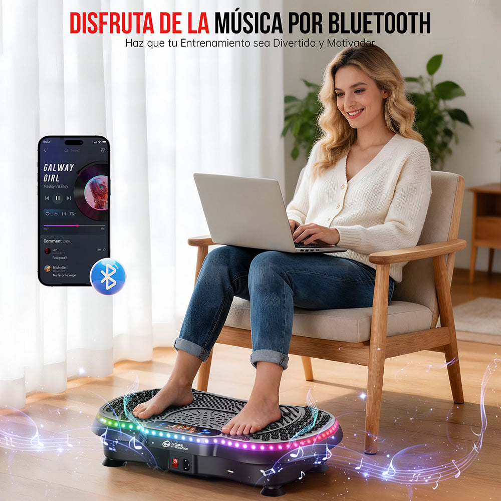 Plataforma Vibratoria C1, con Iluminación LED