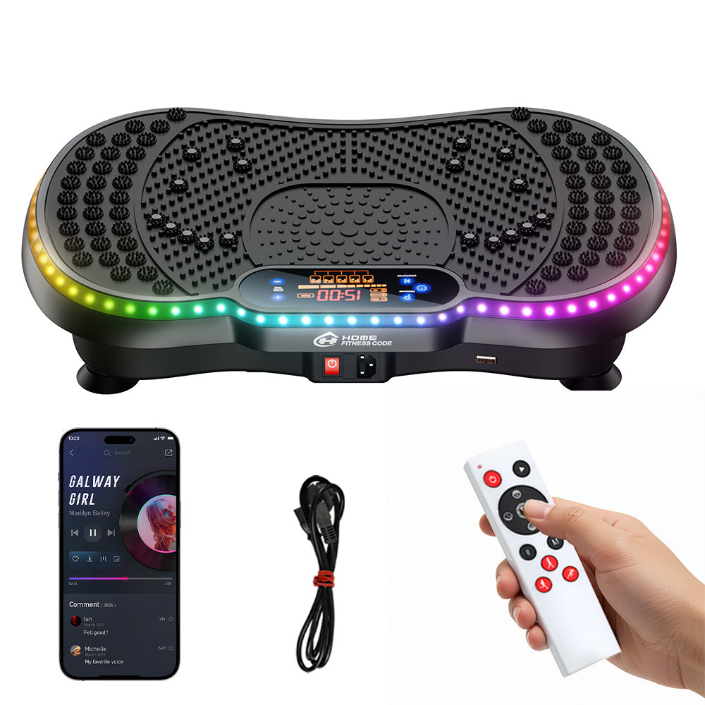 Plataforma Vibratoria C1, con Iluminación LED