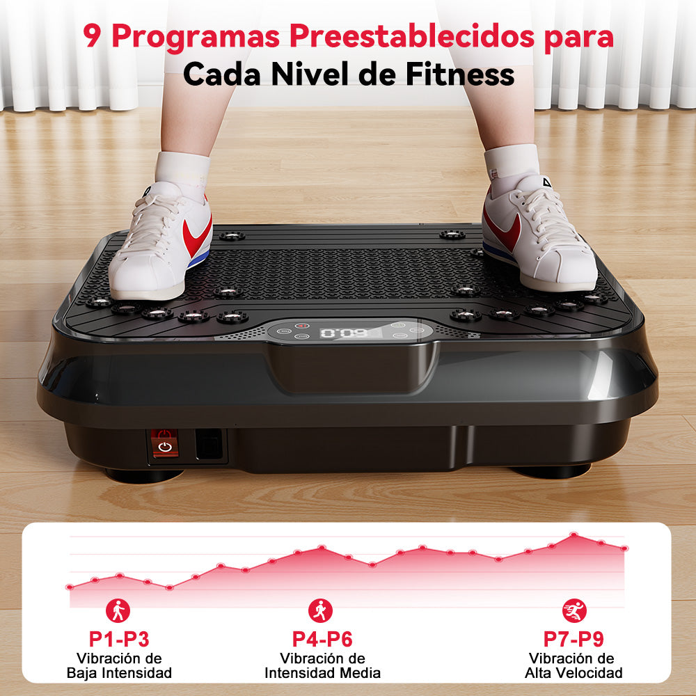 Plataforma Vibratoria F1, 250 Niveles de Intensidad