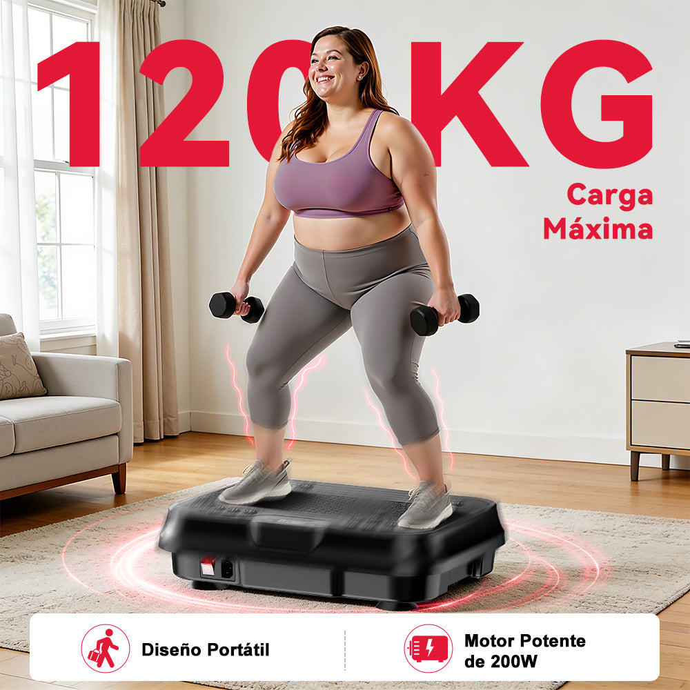 Plataforma Vibratoria F1, 250 Niveles de Intensidad