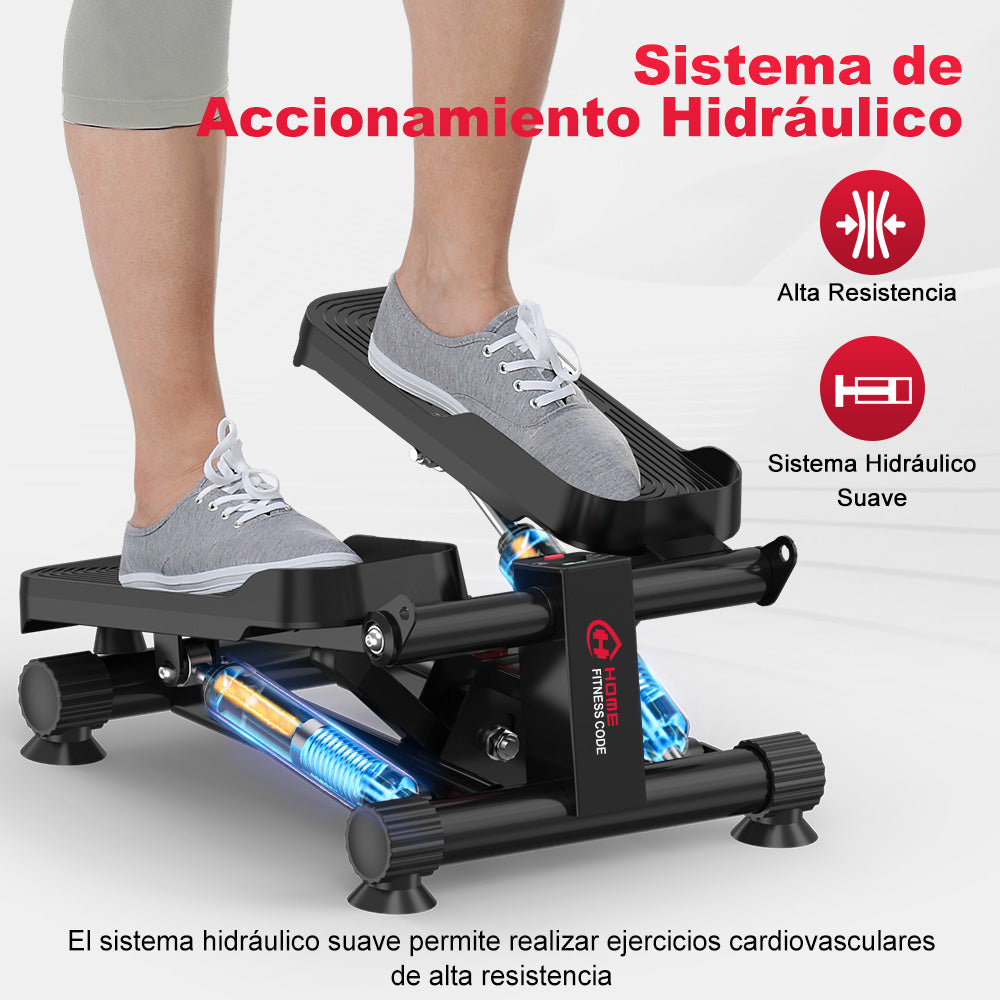 Mini Stepper Hidráulico con Bandas de Resistencia