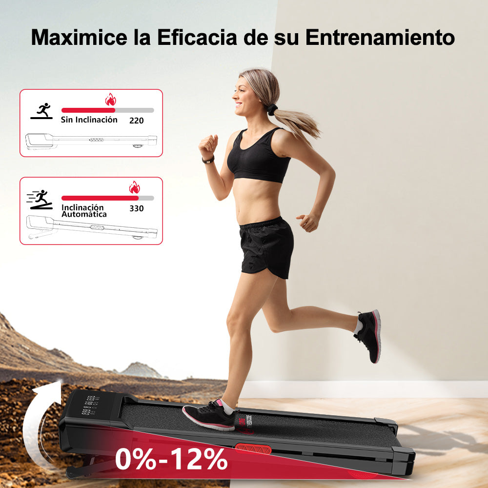 Cinta de Correr Y1 con Inclinación Automática de 0-12 %, Velocidad de 1 a 10KM/H