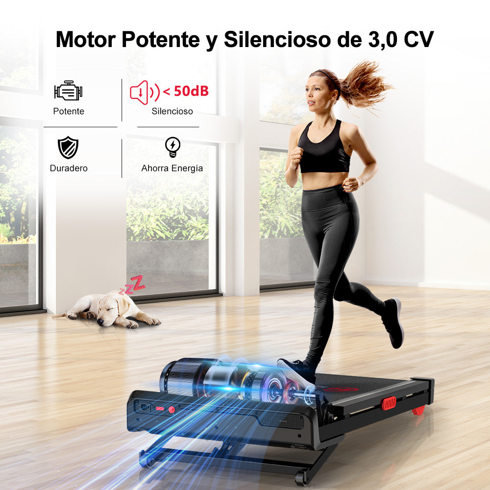 Cinta de Correr Y1 con Inclinación Automática de 0-12 %, Velocidad de 1 a 10KM/H