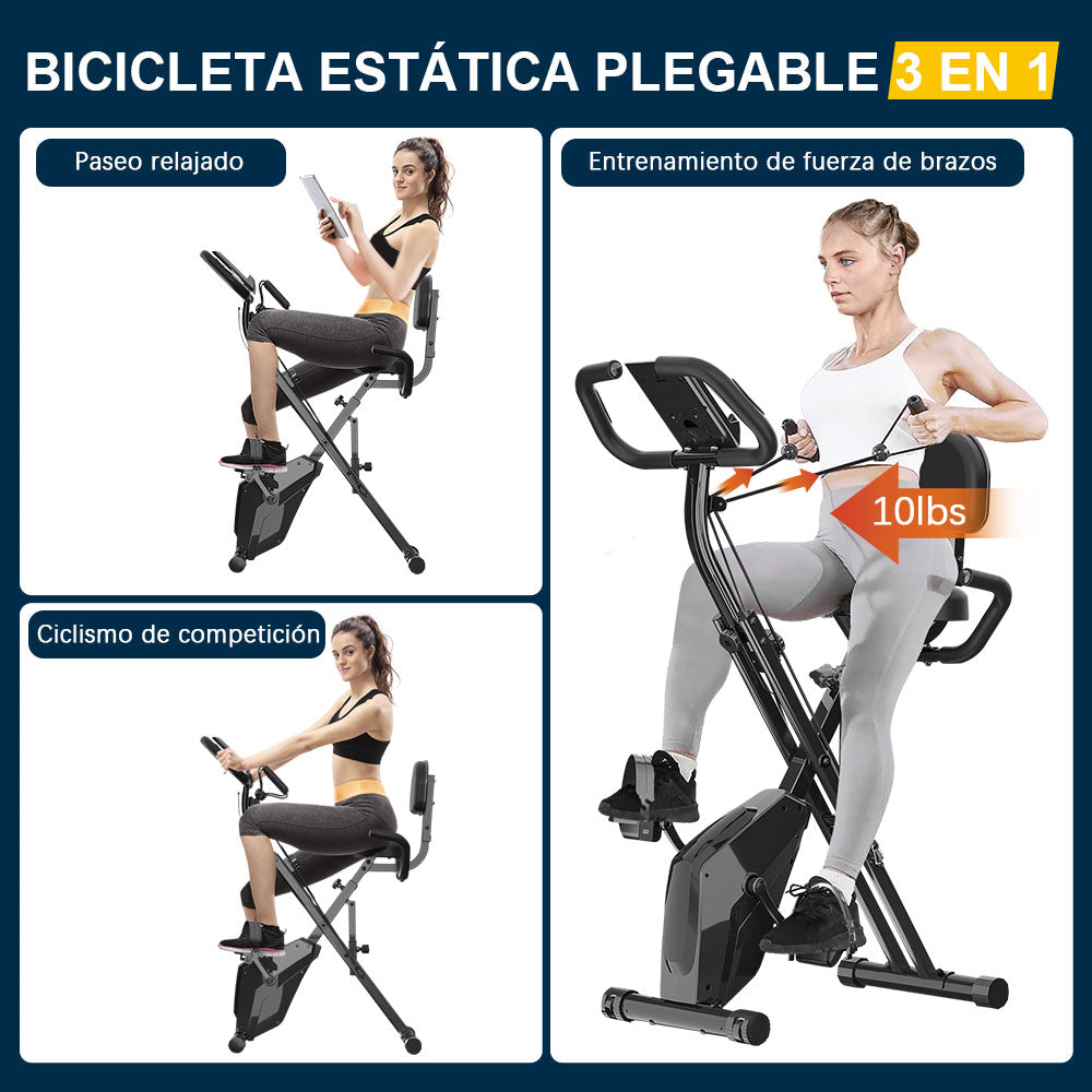 Bicicleta estática, Bicicleta de ciclismo indoor plegable Ahorro de es -  HomeFitnessCode - ES
