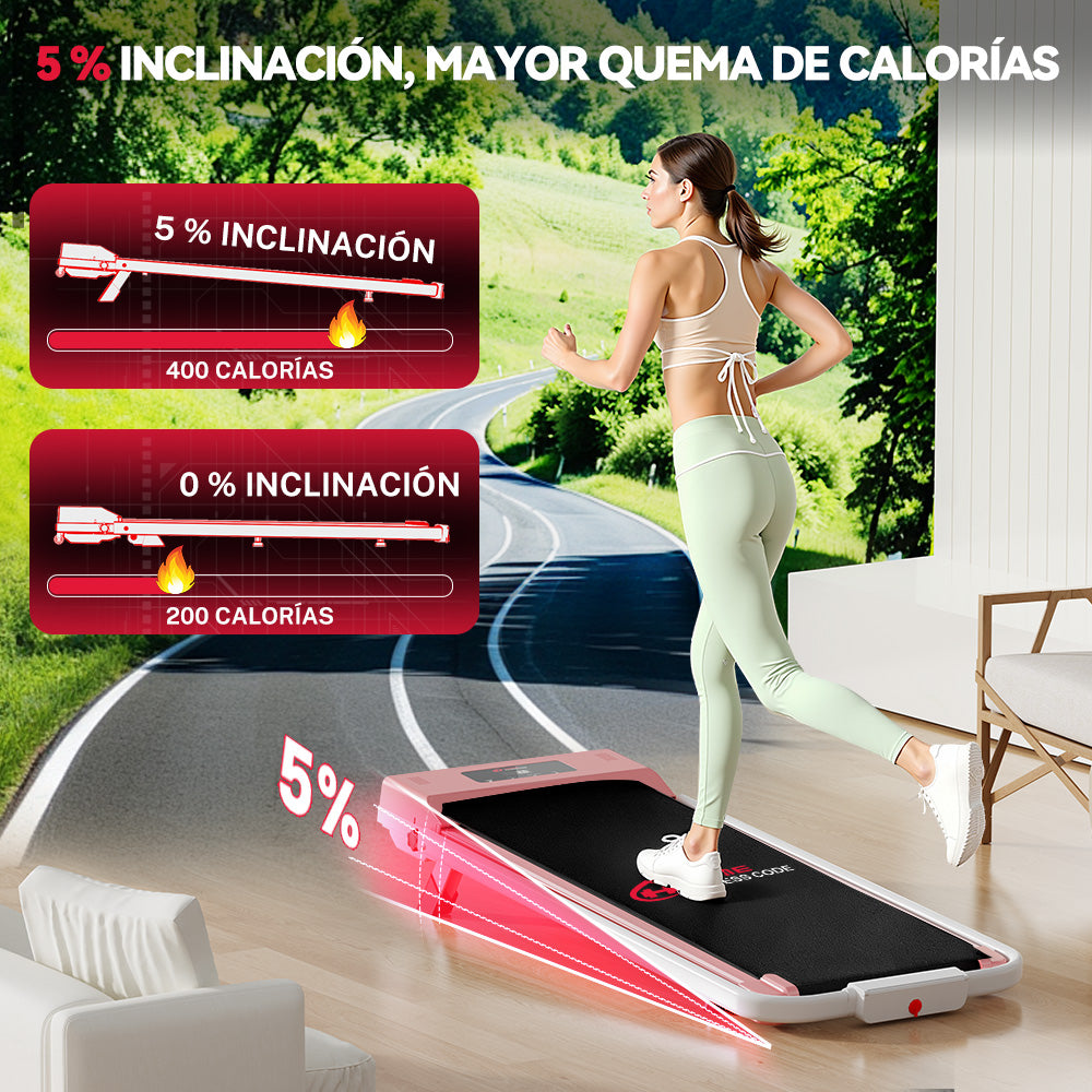 Cinta de Correr C1, Velocidad 1-10KM/H, 5% Inclinación Manual