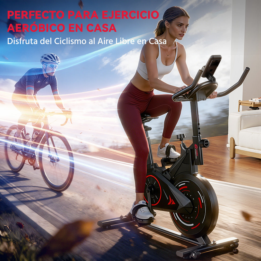 Bicicleta Estática C1,Volante 6KG