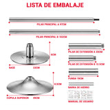 Tubo de Pole Dance de Altura Ajustable