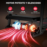 Cinta de Correr Plegable Q5 con Inclinación, Motor sin Escobillas, Velocidad 1-12KM/H