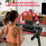 Cinta de Correr Plegable Q5 con Inclinación, Motor sin Escobillas, Velocidad 1-12KM/H