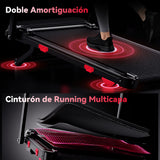 Cinta de Correr Plegable Q5 con Inclinación, Motor sin Escobillas, Velocidad 1-12KM/H