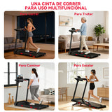 Cinta de Correr Plegable Q5 con Inclinación, Motor sin Escobillas, Velocidad 1-12KM/H