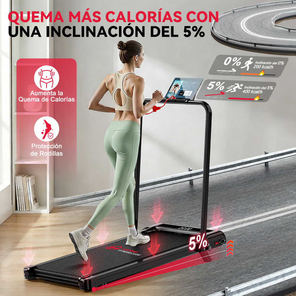 Cinta de Correr Z3 con Motor sin Escobillas, Velocidad 1-6KM/H, 5% Inclinación Manual