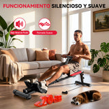 Máquina de Remo Hidráulica, 12 Niveles de Resistencia