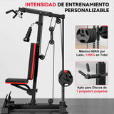 Máquina de Polea Alta y Baja para Dominadas