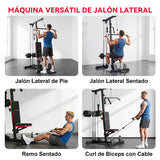 Máquina de Polea Alta y Baja para Dominadas