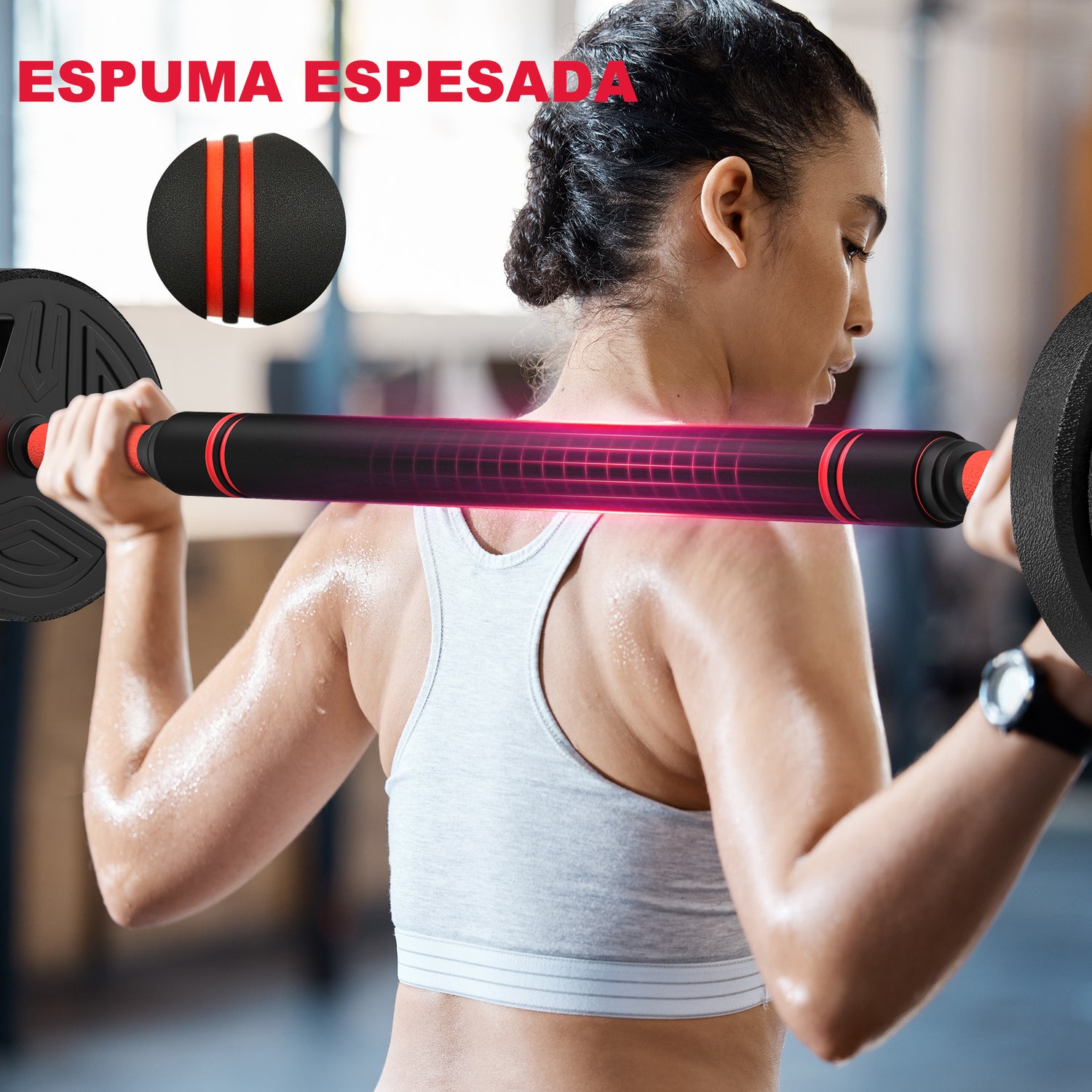 Mancuernas 10kg SPOWAY Juego De Mancuernas Ajustables,Kit De 20KG