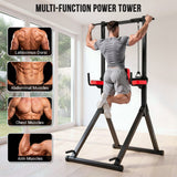 Power Tower Barra de Tracción B1, Ajuste de Altura en 12 Niveles