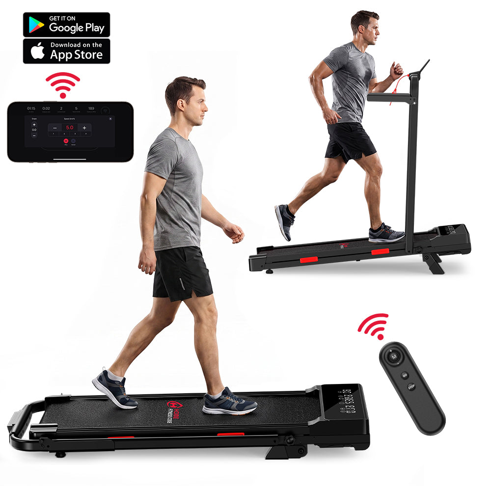 Cinta de Correr Plegable Q2 Pro con 5% Inclinación Manual, Velocidad 1-10 km/h (Nueva Versión)