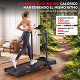 Cinta de Correr Plegable Q2 Pro con 5% Inclinación Manual, Velocidad 1-10 km/h (Nueva Versión)