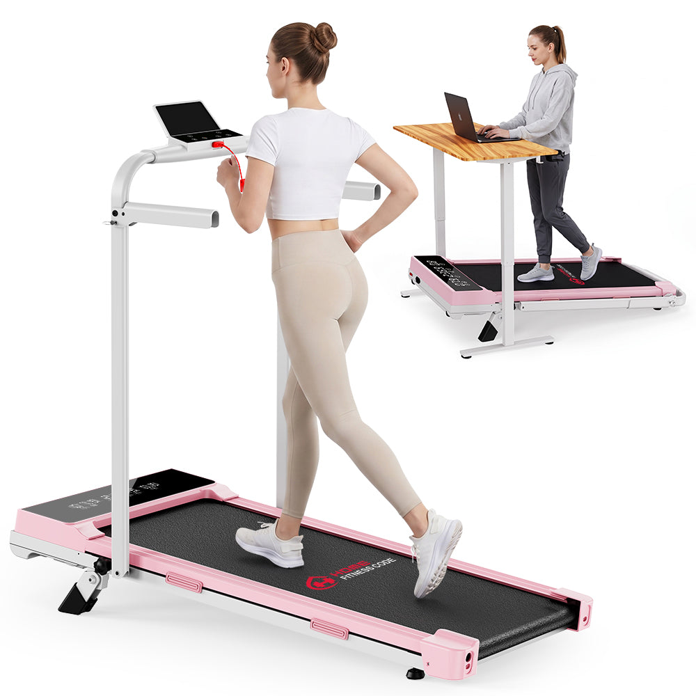 Cinta de Correr Plegable Q2 Pro con 5% Inclinación Manual, Velocidad 1-10 km/h (Nueva Versión)