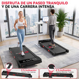 Cinta de Correr Q2 Pro con 5% Inclinación Manual, Velocidad 1-10 km/h (Nueva Versión)