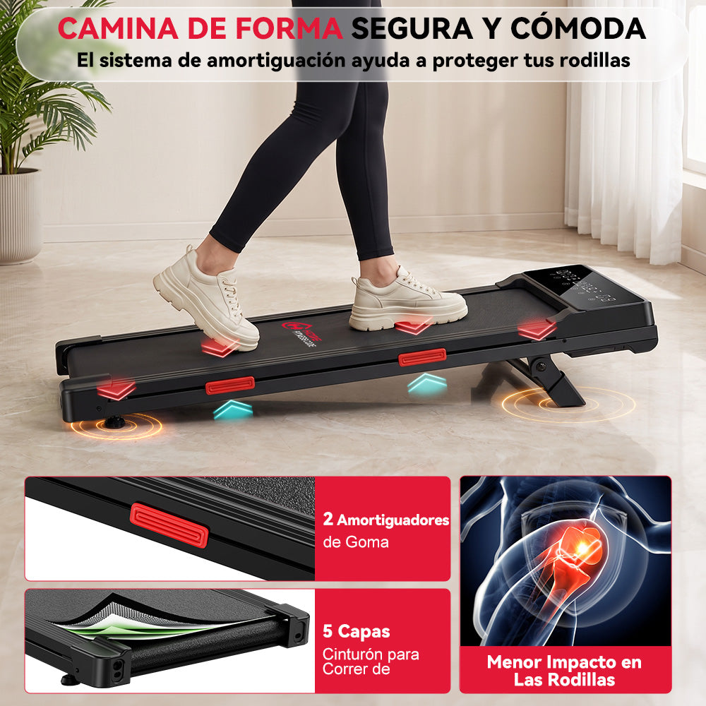 Cinta de Correr Q2 Pro con 5% Inclinación Manual, Velocidad 1-10 km/h (Nueva Versión)