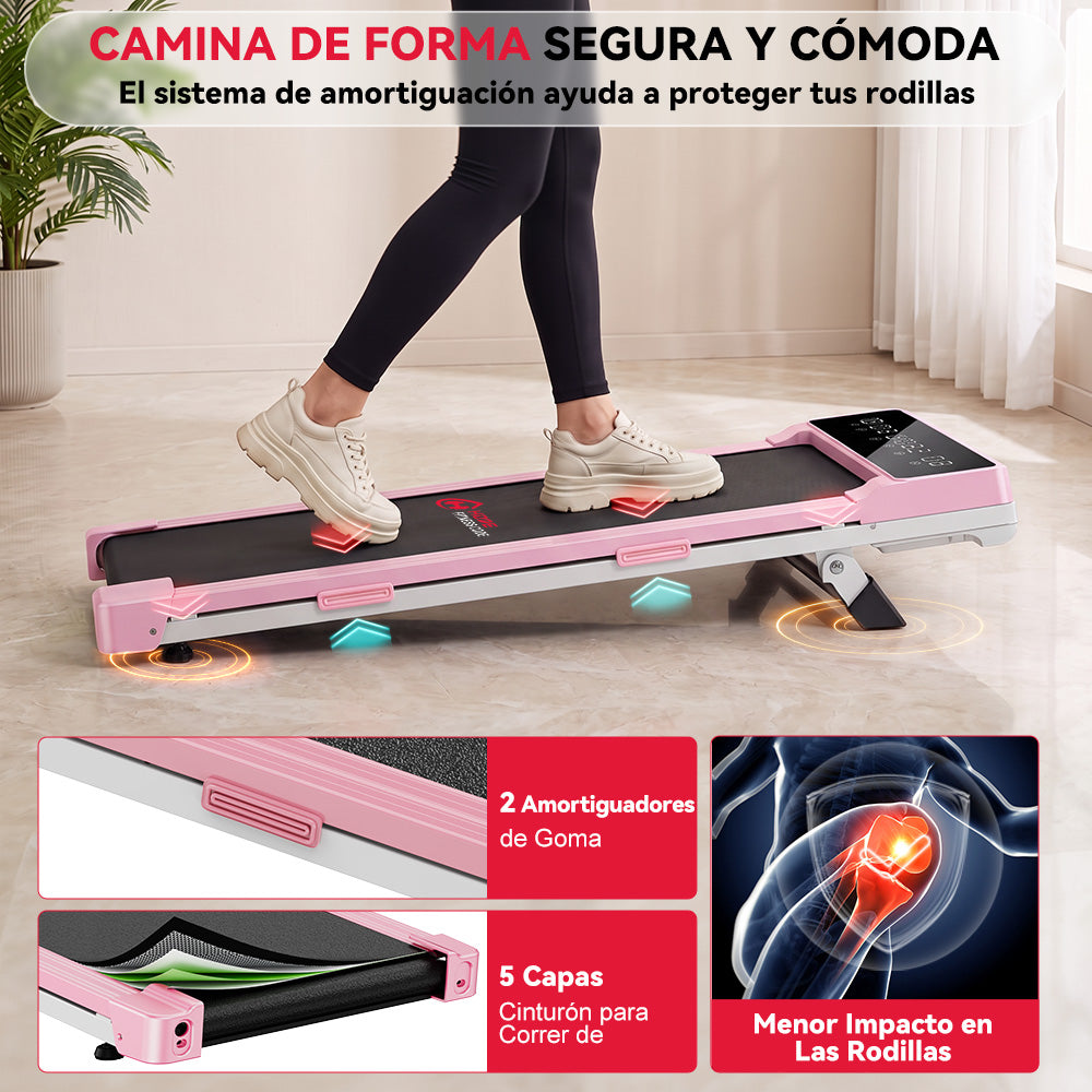Cinta de Correr Q2 Pro con 5% Inclinación Manual, Velocidad 1-10 km/h (Nueva Versión)