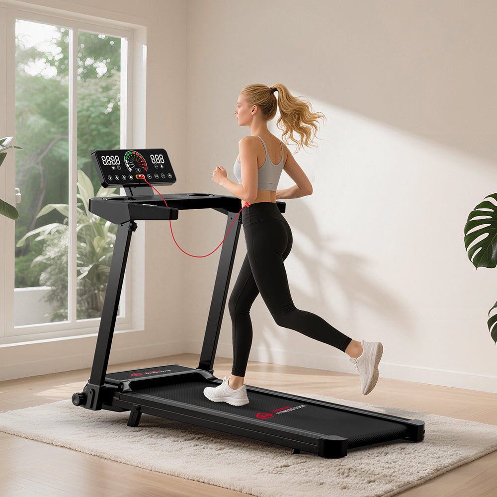 Cinta de Correr Plegable Q8, 1-12 KM/H, Inclinación Manual del 5%