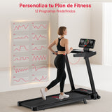 Cinta de Correr Plegable Q8, 1-12 KM/H, Inclinación Manual del 5%