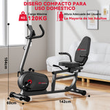 Bicicleta Estática Reclinada X1, 16 Niveles de Resistencia