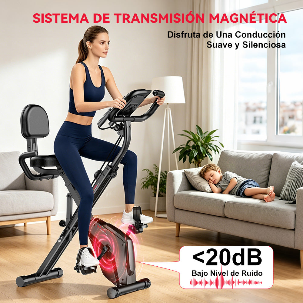 Bicicleta Estática Plegable, Resistencia Magnética