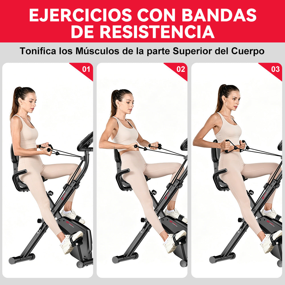 Bicicleta Estática Plegable, Resistencia Magnética