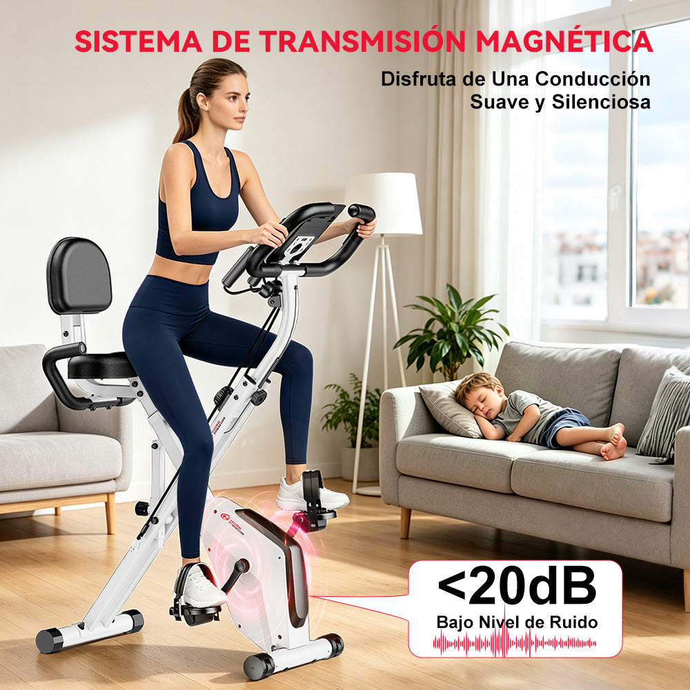 Bicicleta Estática Plegable, Resistencia Magnética