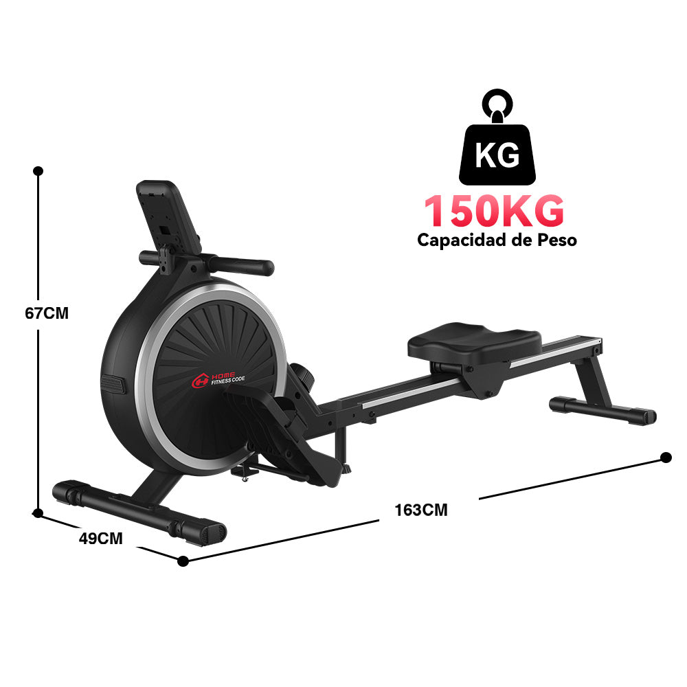 Máquina de Remo Magnética, Resistencia de 16 Niveles