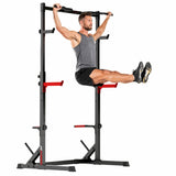 Sentadilla con Medio Rack con Barra de Dominadas
