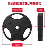 1 Pulgada Discos de Pesas Estándar, 5 x 5KG